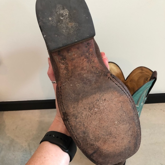 Justin square toe Cowboy Boots - Picture 3 of 3